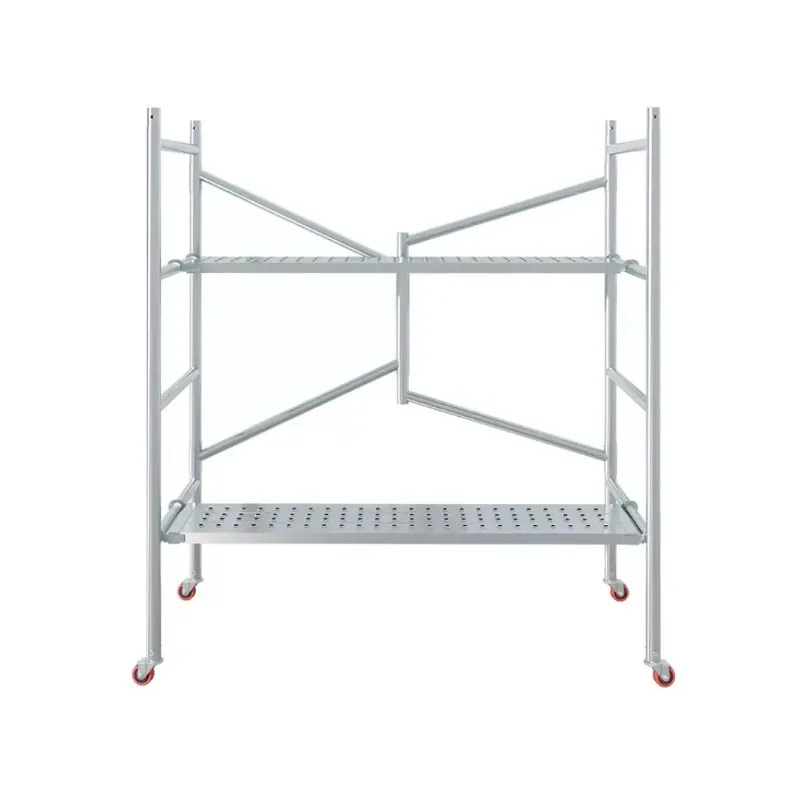 Small Movable Shelf Scraping Putty Stirrup Movable Folding Scaffold Aluminum Scaffolding Ladders Construction Engineering Ladder