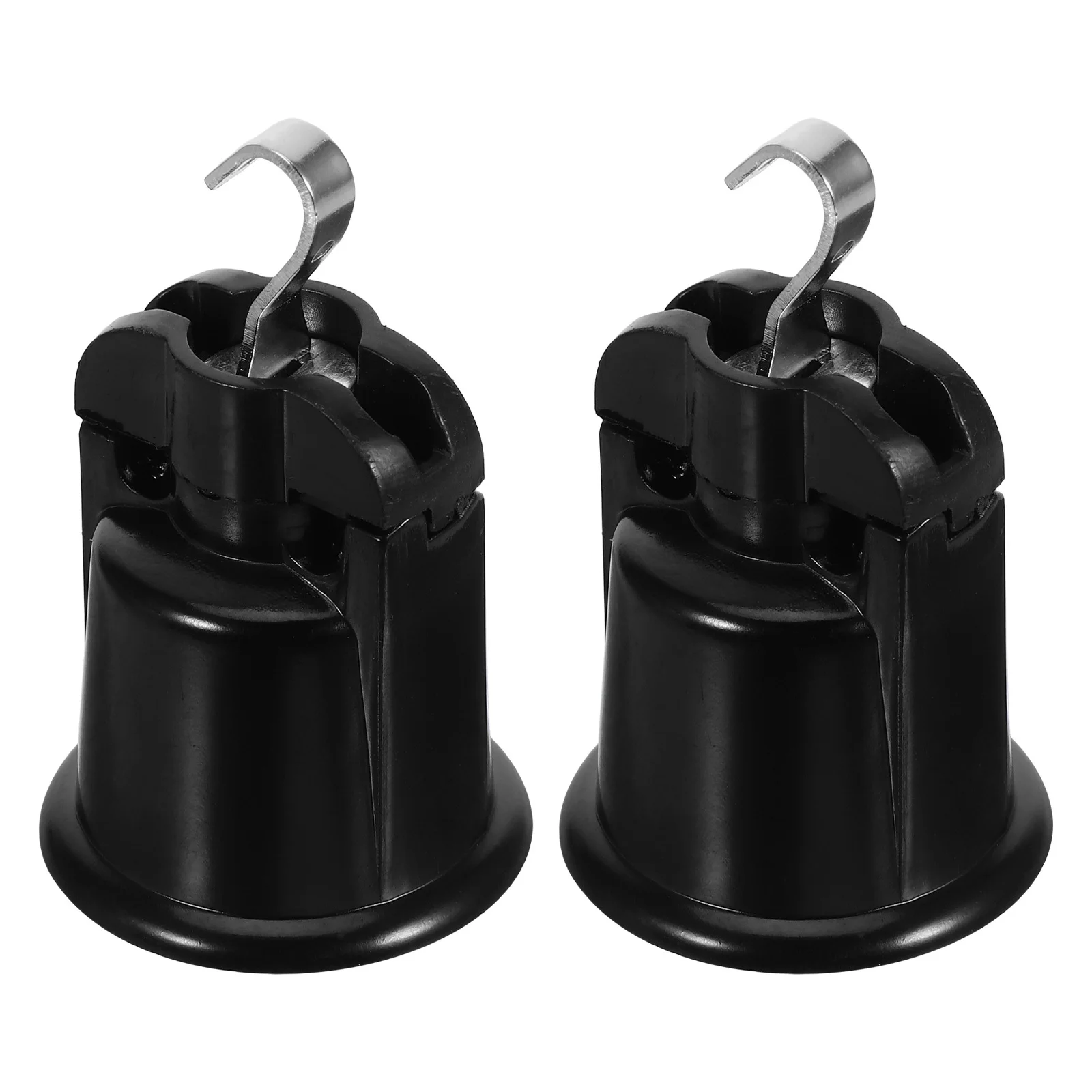 

2Pcs E26 Hanging Light Socket Hook Bakelite Material Easy Install Lamp Holder Christmas Tree Lighting Decoration Emergency Use