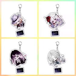 Anime Path to Nowhere Keychain Cartoon Figure ZOYA Shalom Langley Arcylic Key Chain Cosplay Accessories Cartoon pendant Gift