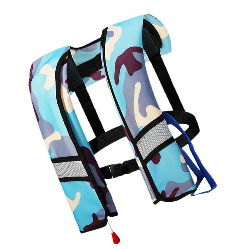 Boating Life Vest Inflating Swimming Vest Life-Saving For Boating Water Sports Enthusiasts Buoyancy Aid To Ensure Night Safety