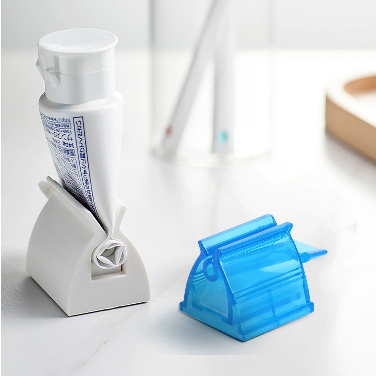 

3pcs Toothpaste Squeezer Large Caliber Rolling Tube Dispenser Durable Manual Extruder For Home Use Squeezing Cream Bathroom