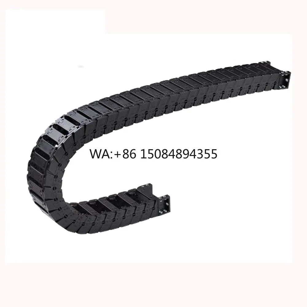 Low Noise Bridge Type Highly Durable Smooth Motion High Availability Plastic Energy Chain Cable Tray Chain Drag Chain