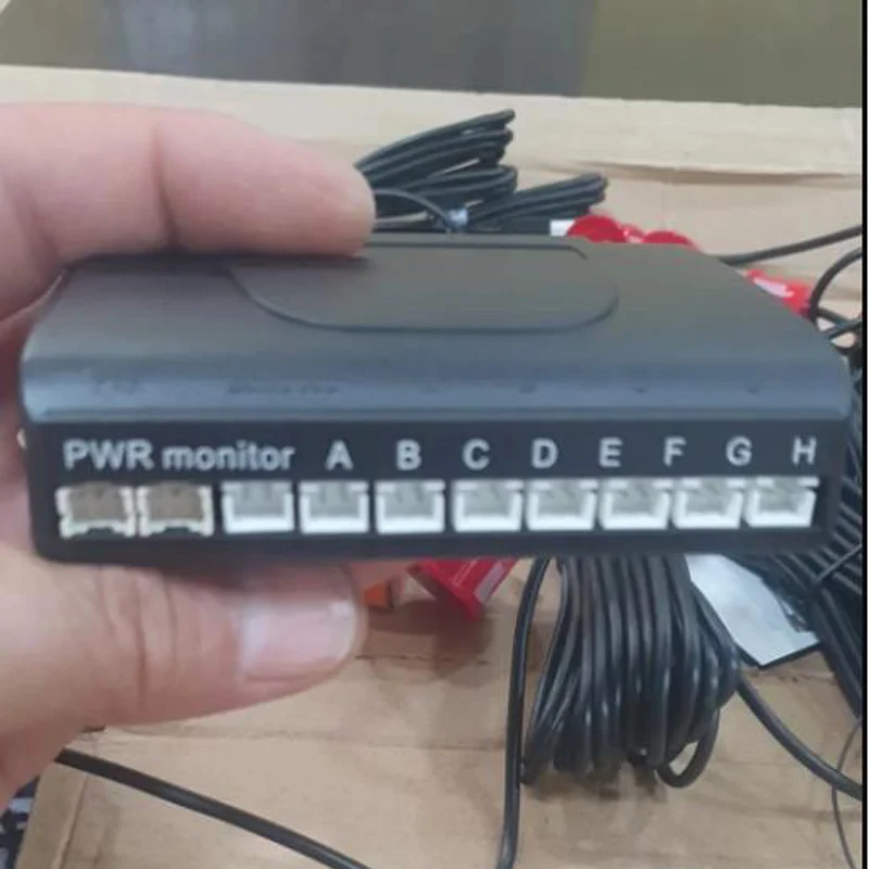 Car Reverse Video parking sensor system 8 sensors Rear View Backup Security Sound Buzzer Alert Alarm for Camera Car Monitor