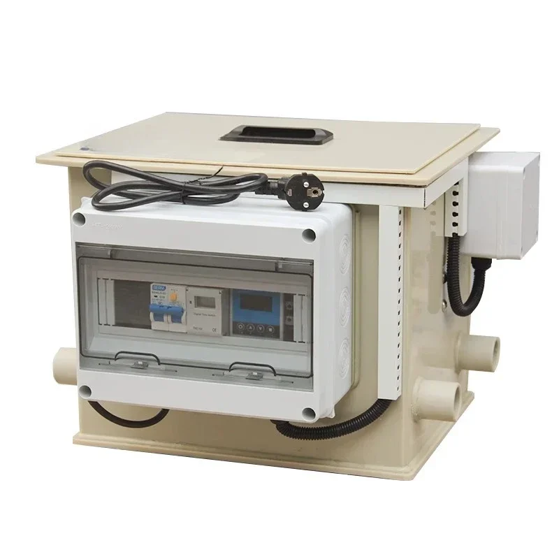 Small automatic drum microfilter, circulating water system, backwash fish pond filter, aquaculture water treatment