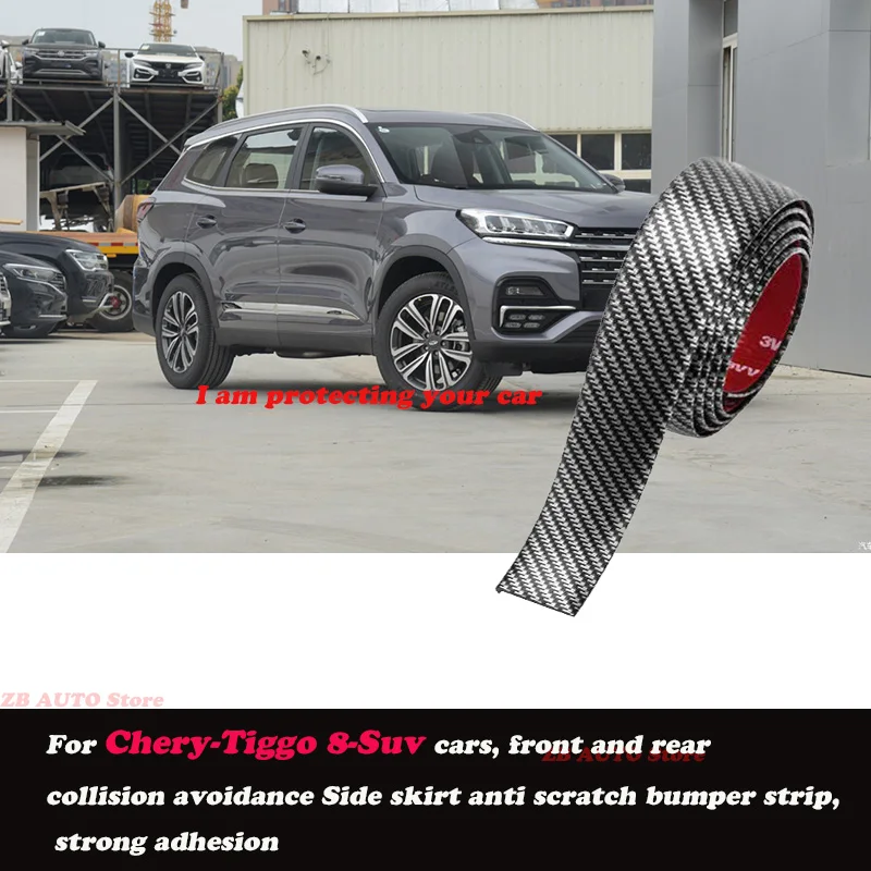 

Strong adhesive bumper strip, front and rear lip side skirts, collision and scratch resistant, suitable For Chery Tiggo 8 Suv