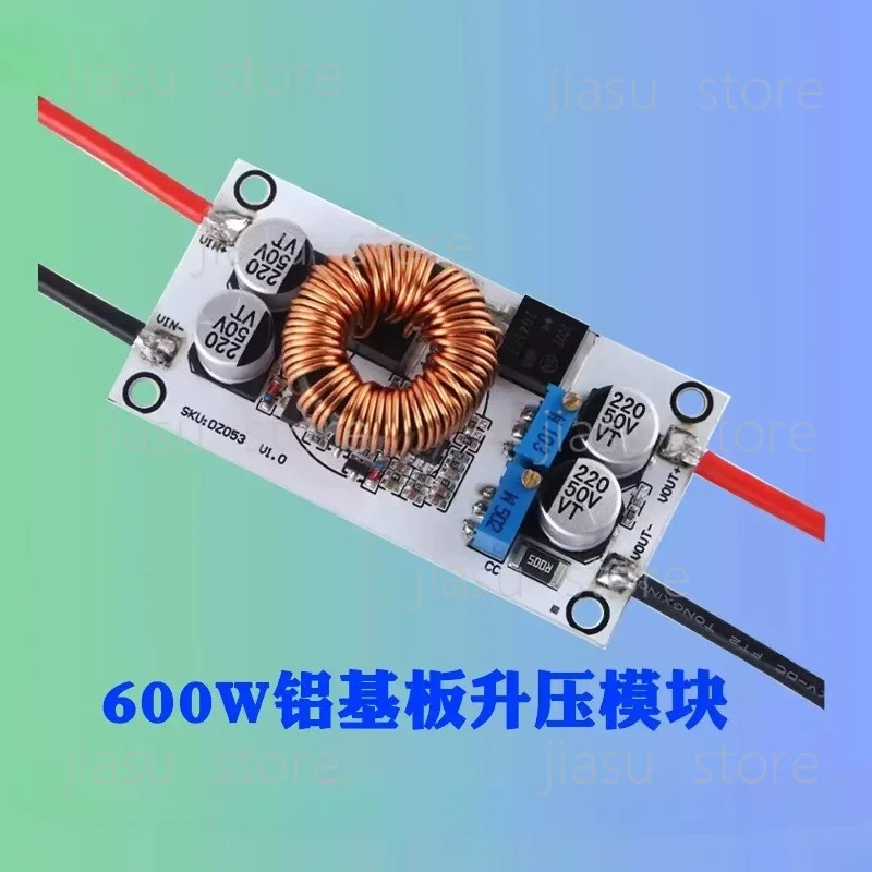 600W 20A Aluminum PCB Adjustable Boost Module DC10-50V LED Driver Charging Power Supply