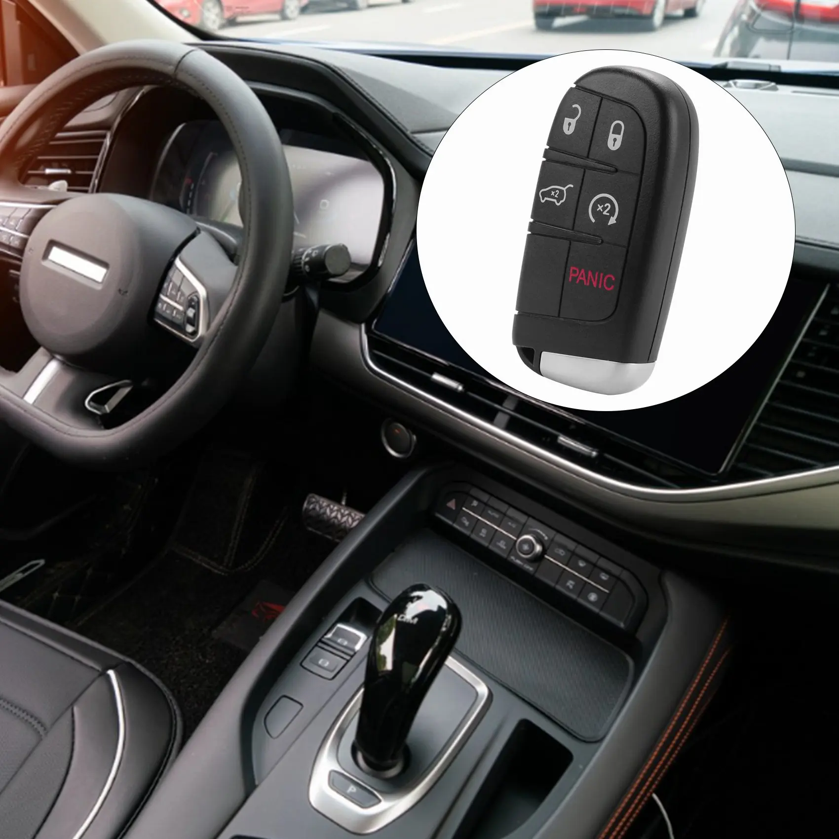 

5 кнопок умный дистанционный брелок M3N40821302 433 МГц для Jeep Grand Cherokee 2013 2014 2015 2016 2017 2018