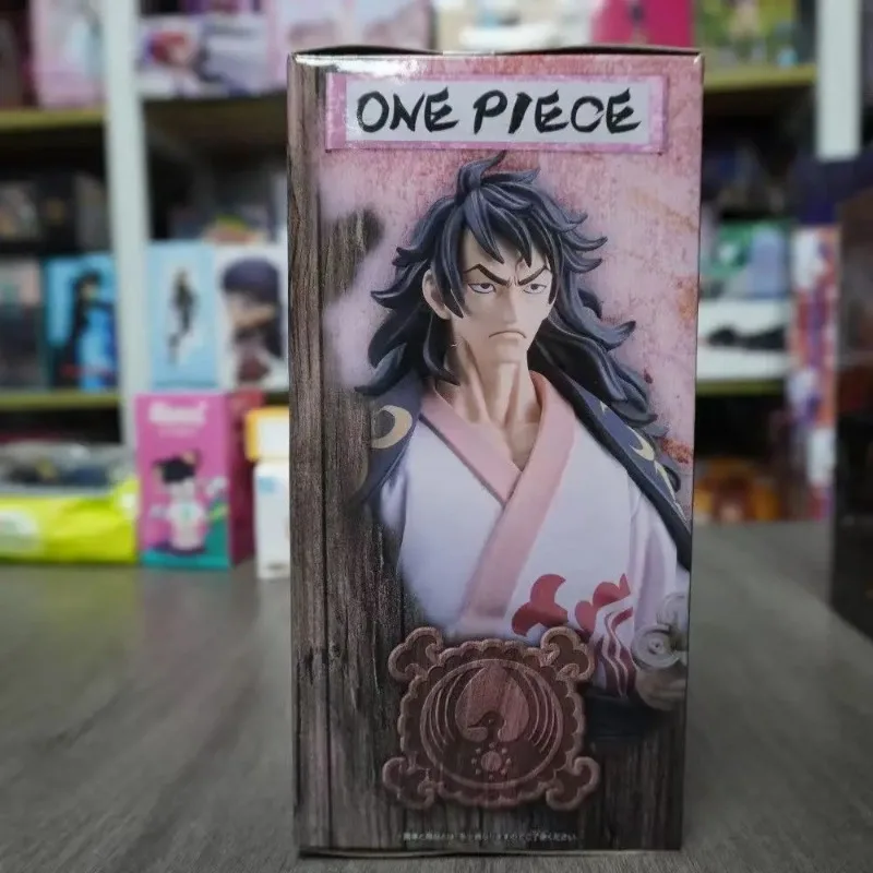 Figura de acción de anime Kozuki Momonosuke de Bandai ONE PIECE, original, en stock, modelo de juguete, adorno de escritorio, colección, regalos de cumpleaños