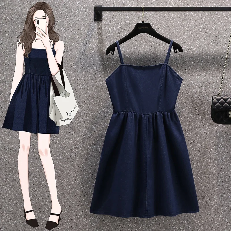 

Cowboy Dress Two-piece Set with Suspender Dress