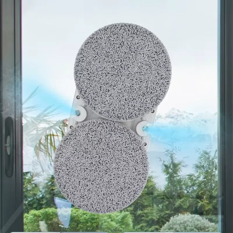 Smart Window Cleaning Robot Dual Nozzle Automatic Glass Cleaner with App Remote Control for High Rise Building Home Use