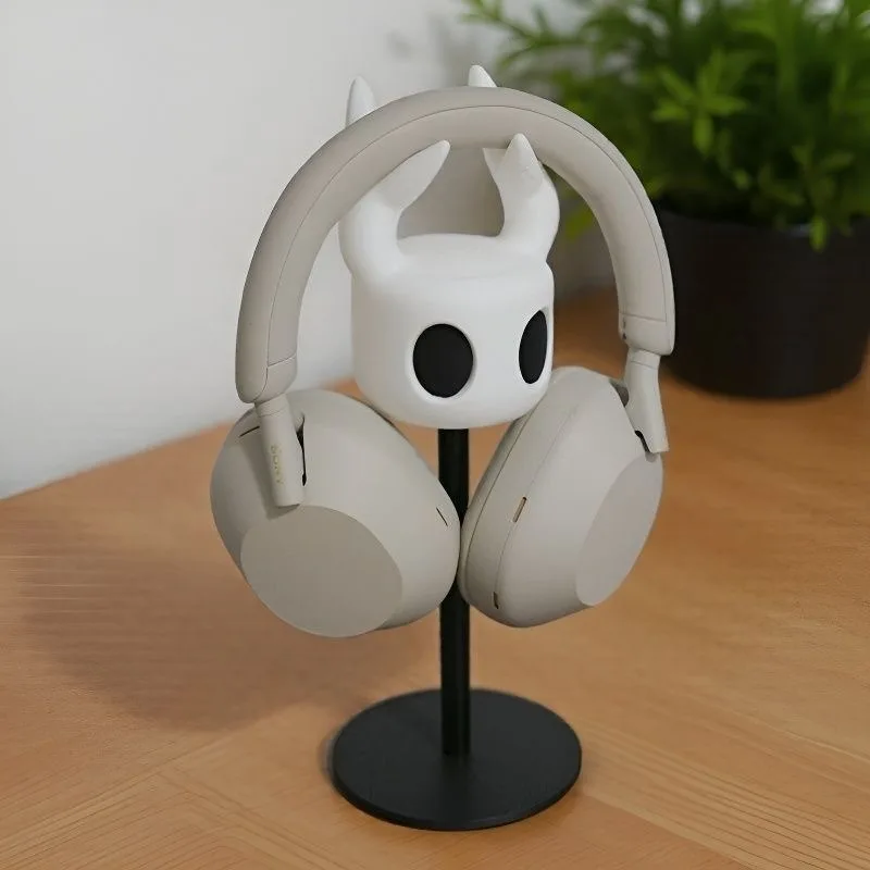 Game Peripheral Hollow Knight Head Mounted Headphone Stand Computer Desktop Storage Decoration Ornaments Bracket view 2