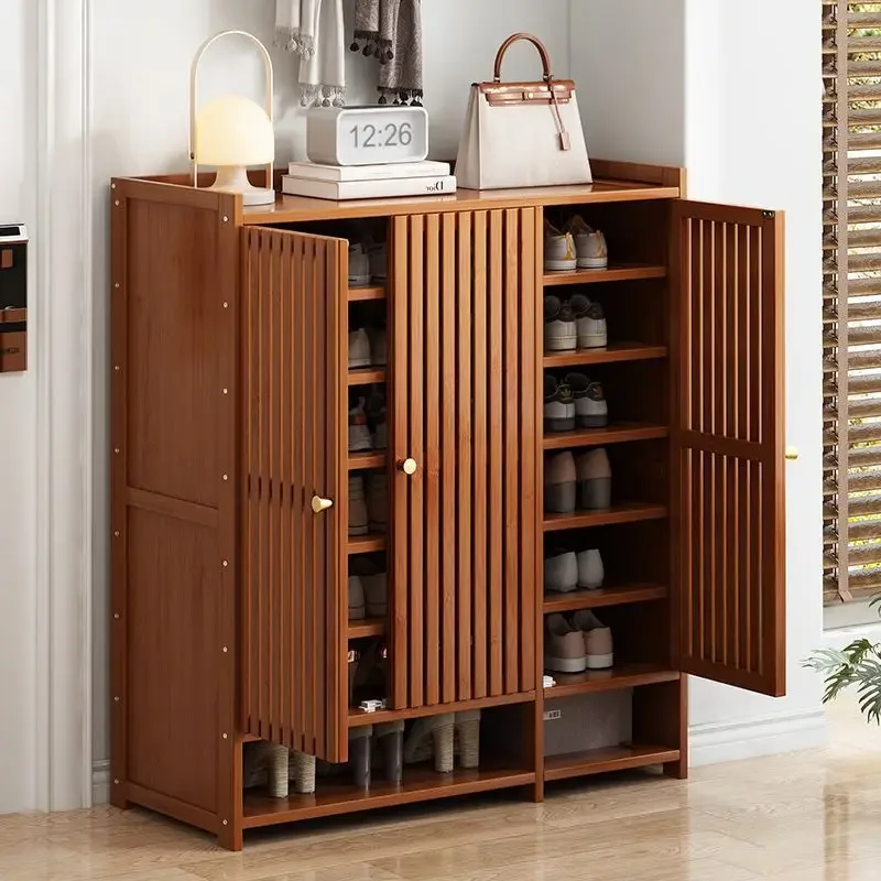 

b18 household door shoe rack simple indoor storage artifact economical multi-layer dust shoe cabinet