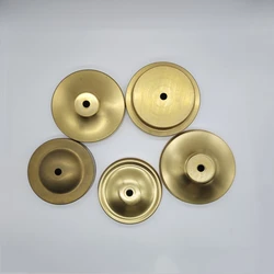 100% Brass material lampshade cover DIY ceramic vase copper cap unpolished table lamp base customized of copper accessories