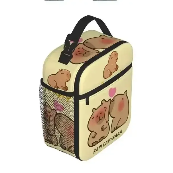 

Capybara Lover Love Product Insulated Lunch Bag for Kids School Storage Food Box