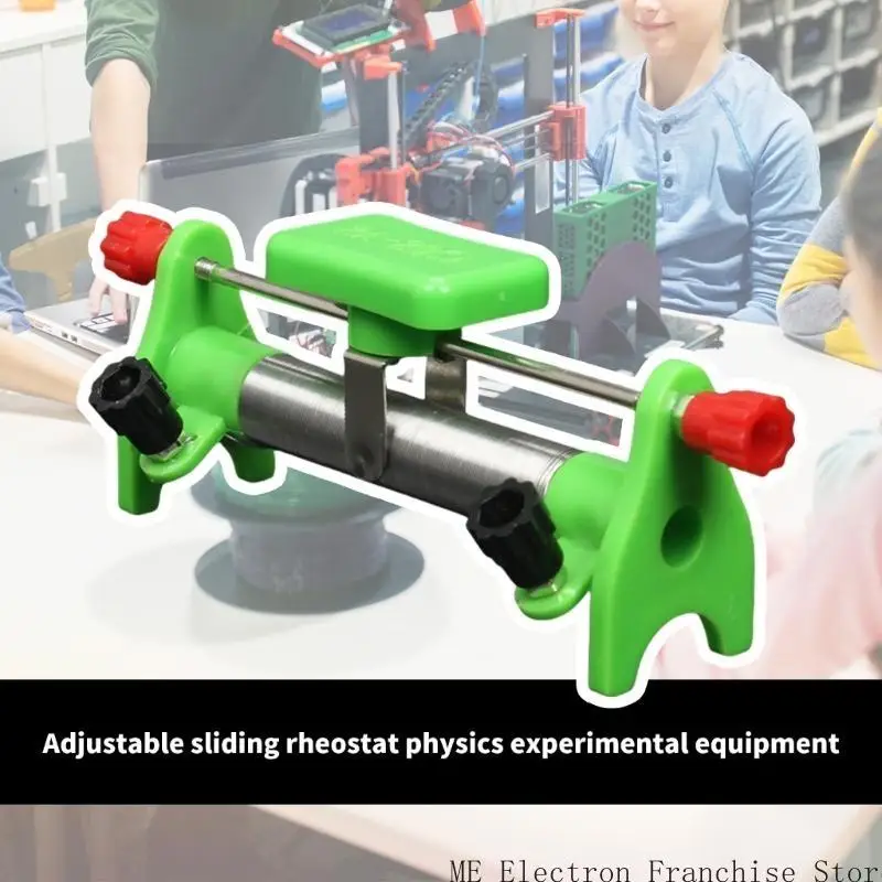 Sliding Electric Resistance 2A 20Ω Adjustable Sliding Rheostat For Circuit Testing And Physics Teaching Demonstration