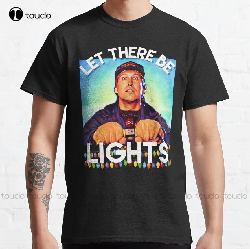 Clark Griswold funny Christmas lights graphic design eddie griswold vacation Classic T-Shirt t shirt men digital printing xs-5xl