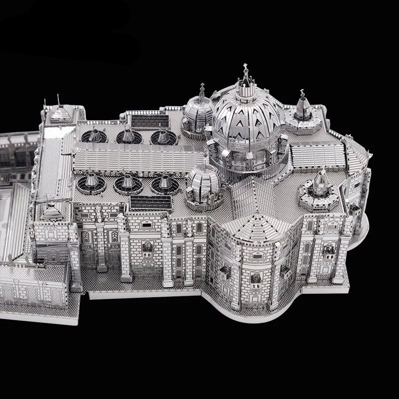 St. Petersburg Cathedral 3D Metal Puzzle Model Kits DIY Laser Cut Puzzles Jigsaw Toy For Children