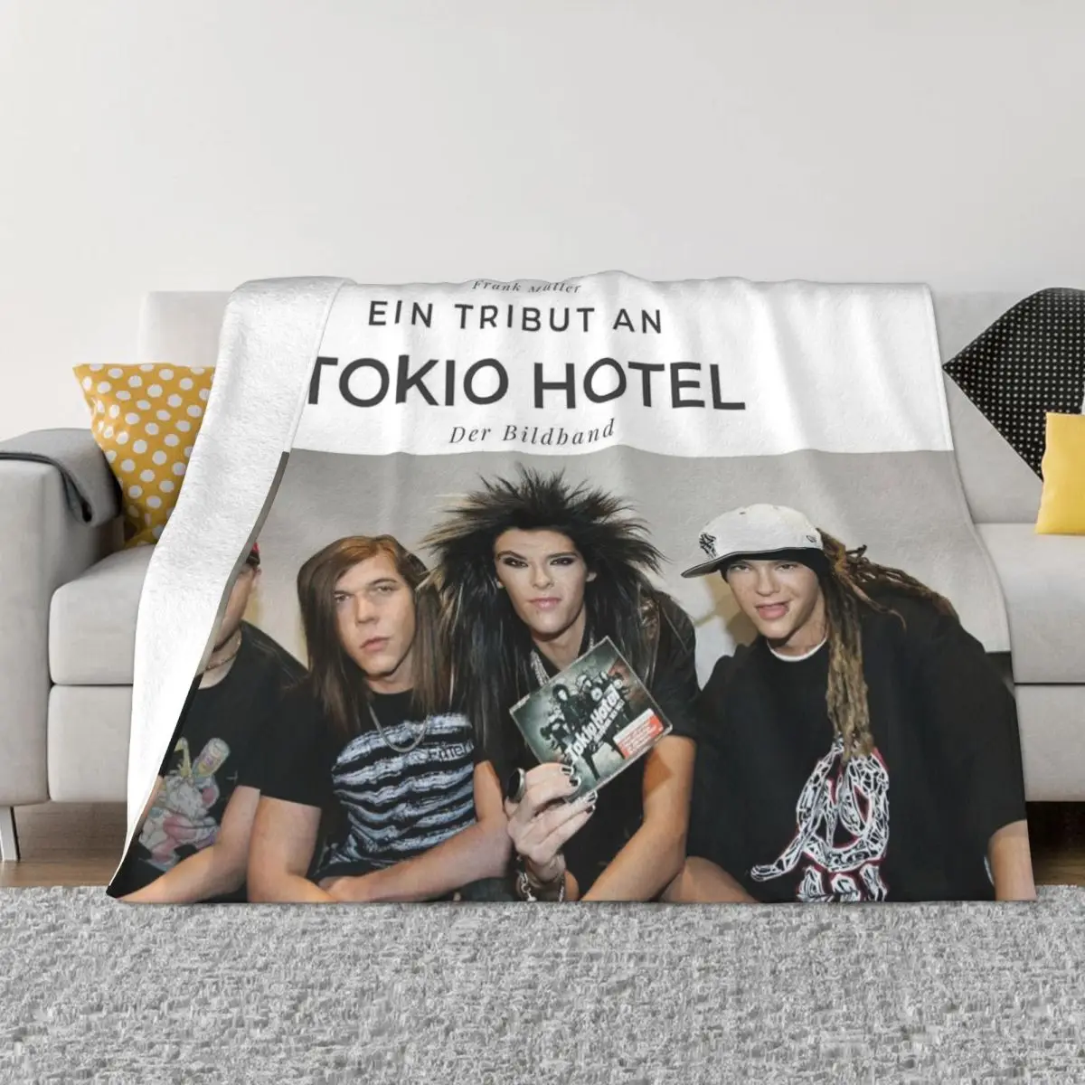

Tokio Hotel 01486 Plush Bed Blanket birthday gift Winter Blankets Blankets And Blankets Throw Blanket