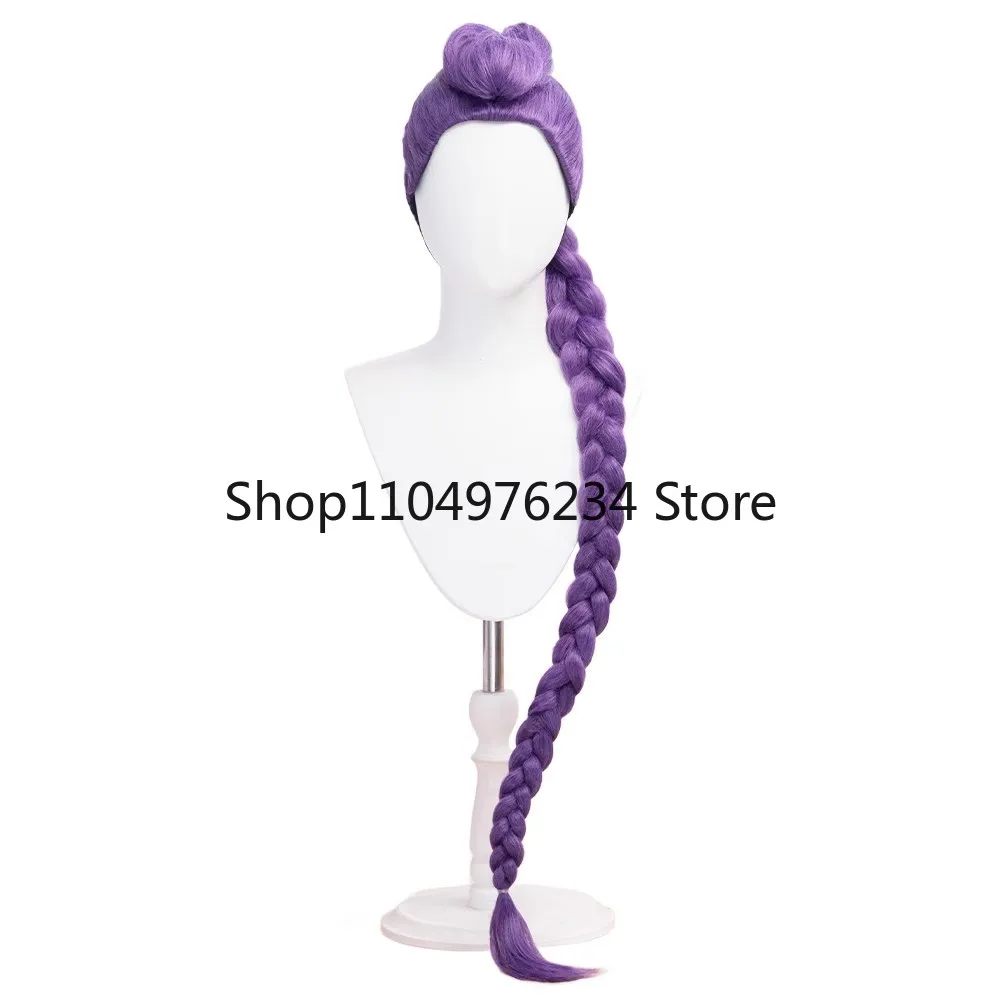 AnimeDemon Cos ハンターズスーパースターミラゾーイ高品質忍者系クールなハロウィンパーティーコスプレロールプレイウィッグ + 無料キャップ