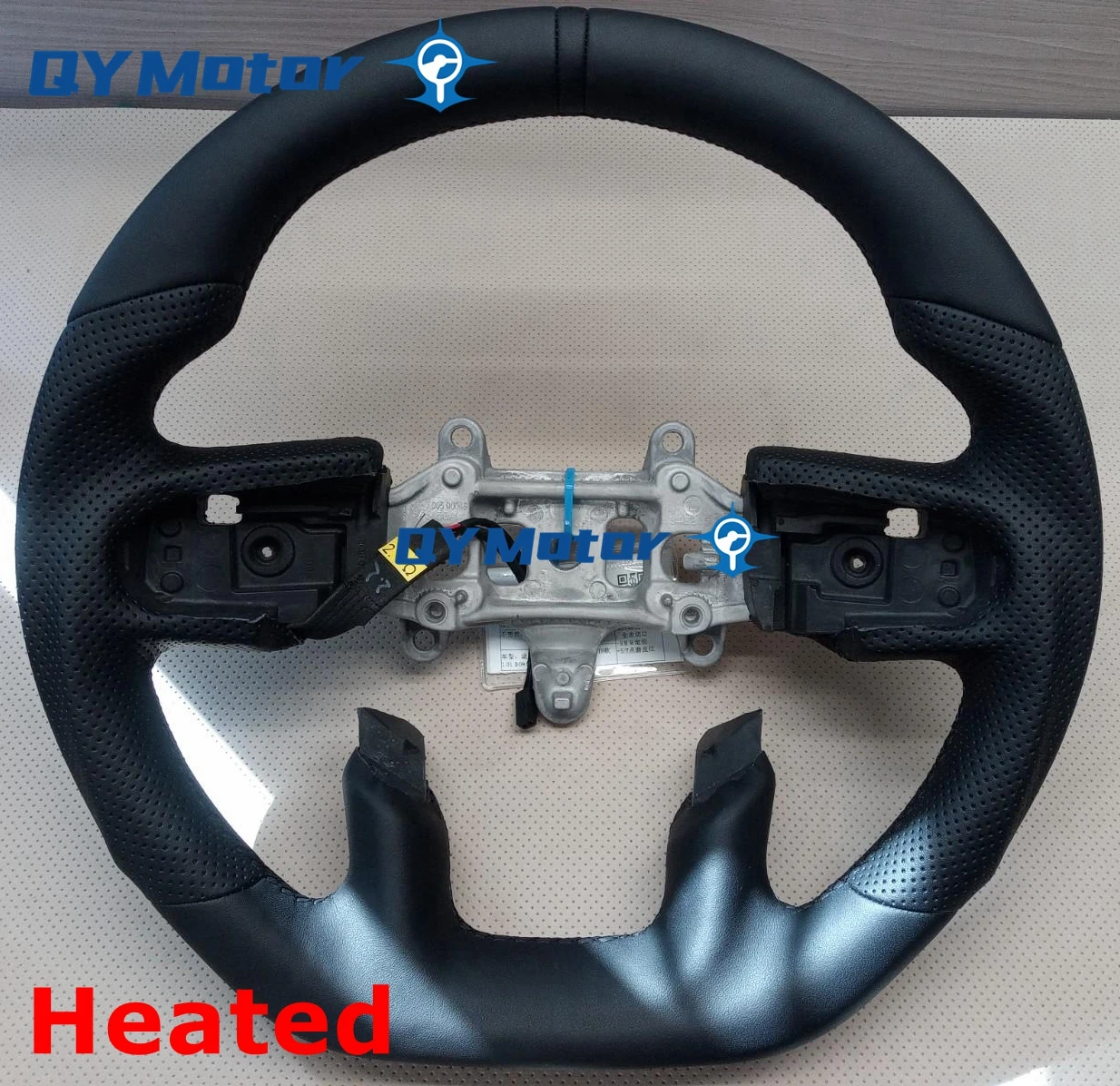 Heated Full Leather Perforated Steering Wheel For Dodge Ram 1500 TRX 2019 2020 2021 2022 2023 2024 Car Accessories