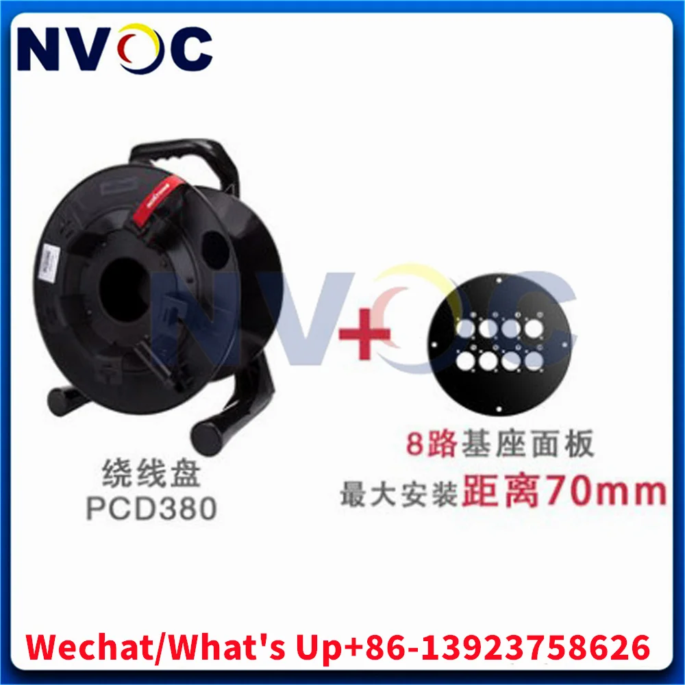 لوحة تكلفة الشحن-185-8 فتحات لـ 380 كابل شبكة الألياف الضوئية المحمول المحمول DVI CPRI إشارة تناول ملف بلاستيكي فارغ