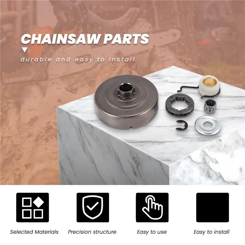Must Have 325-7 Clutch Drum Rim Sprocket Bearing Kit For Stihl MS180 018 017 MS170 MS250 MS230 MS210 MS180C Chainsaw