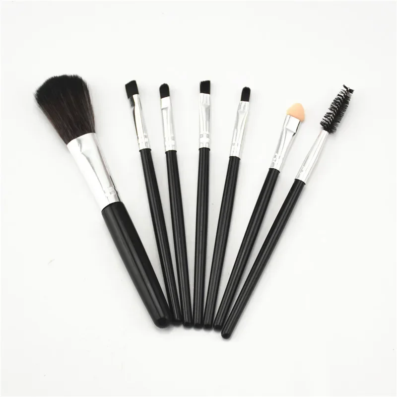 7 pezzi/set pennelli per trucco professionale cipria in polvere ombretto fondotinta fard labbra sopracciglio pennelli per trucco strumento cosmetico