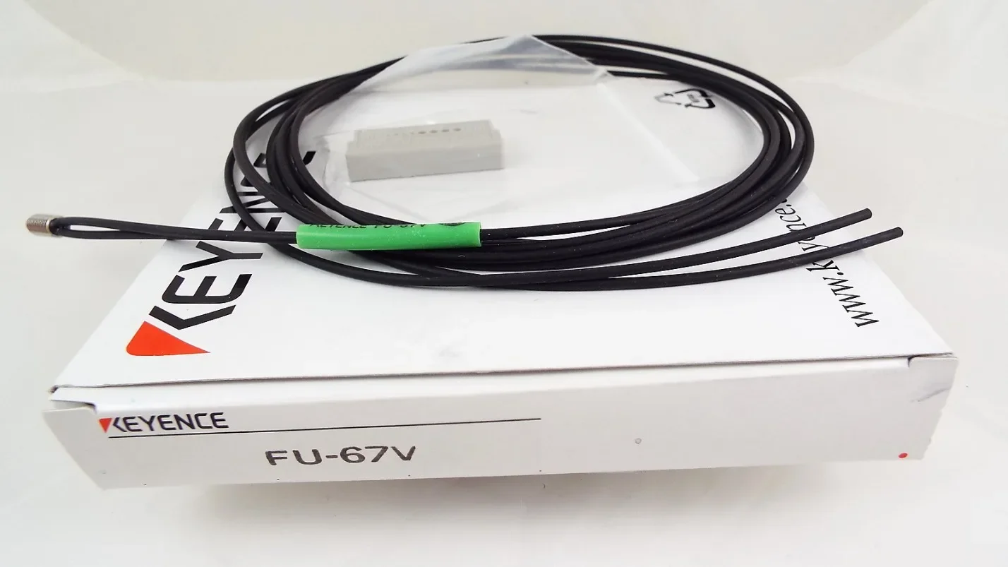 1PC KEYENCE FU-67V Fiber Optic Sensor FU67V Fiber AMPLIFIER SENSOR CABLE New In Stock #familitrade