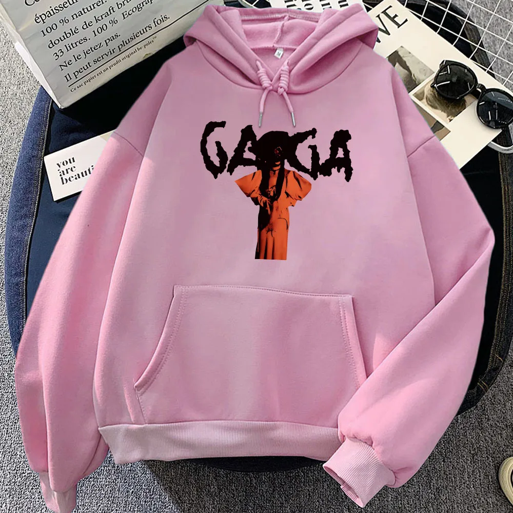 Lady Gaga Mayhem Album Hoodies Long Sleeve Women Men Sweatshirt for Autumn Roupas Femininas Streetwear Unisex Printed Clothing
