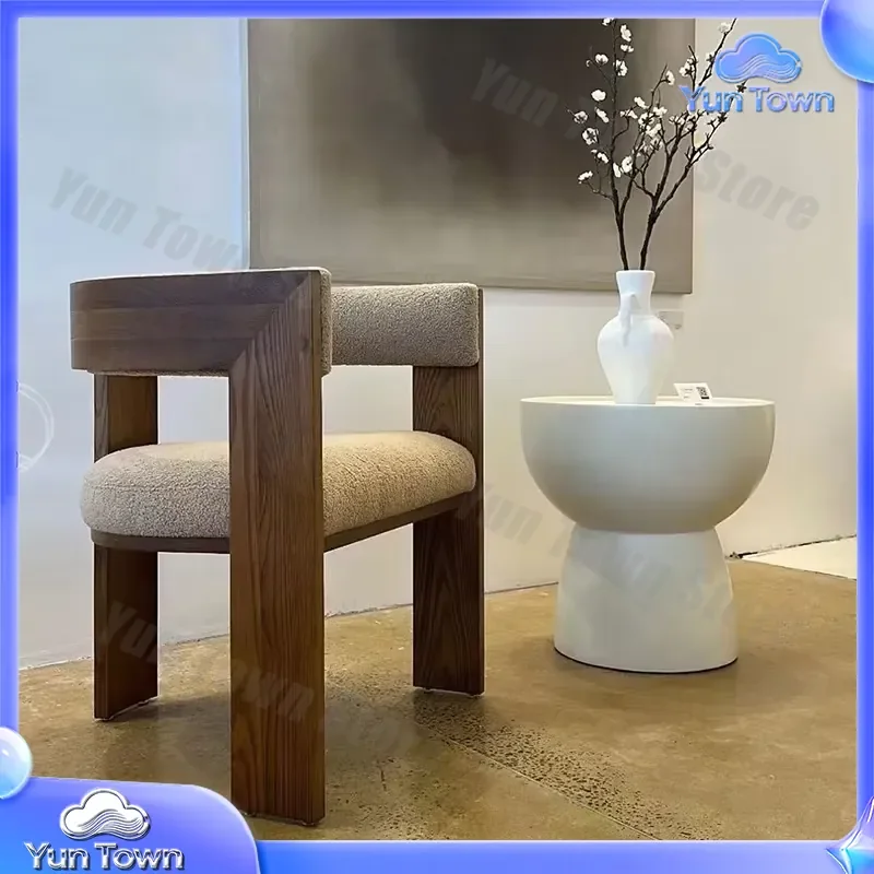 Modern Luxury Modular Velvet Leisure Armchair with Wooden Legs Sponge Padded for HENGJIU HJ77 Living Room Use 1 Year Warranty