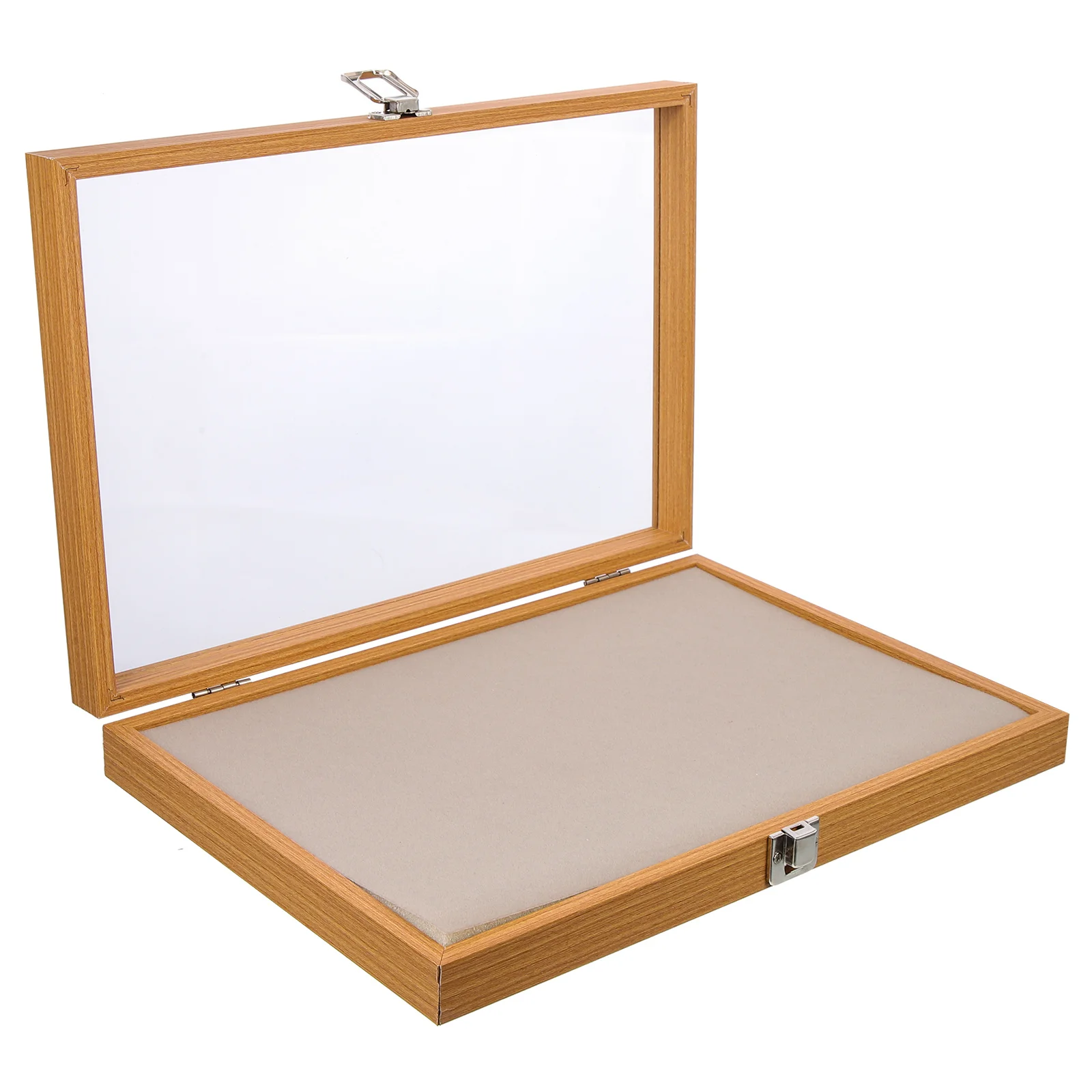 علبة عرض المجوهرات صندوق تخزين دبوس بروش غطاء شفاف تصميم مدمج خفيف الوزن ميدالية سوار أقراط طاولة منظم #3