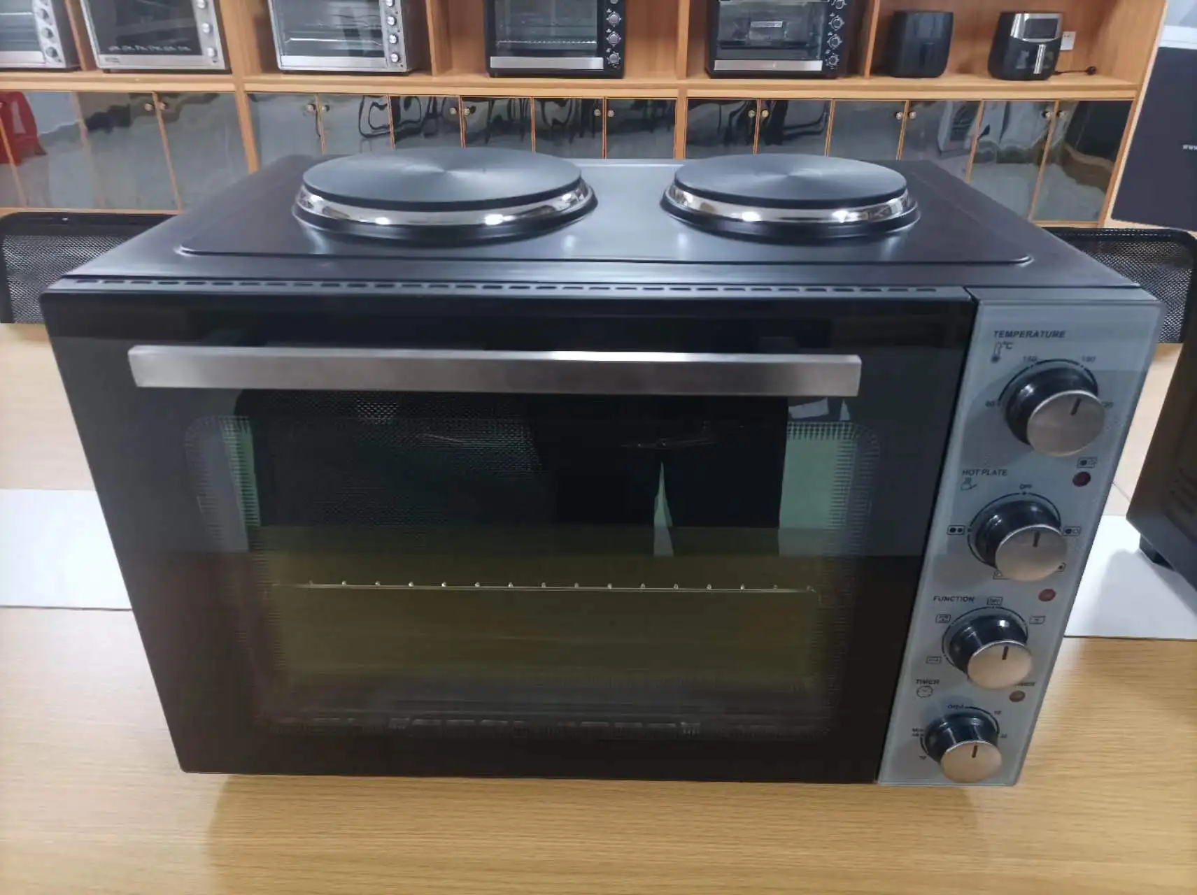 35L Oven, European Household Dual Head, Large Capacity A13 Multi functional Convection Oven, CE Factory Customization