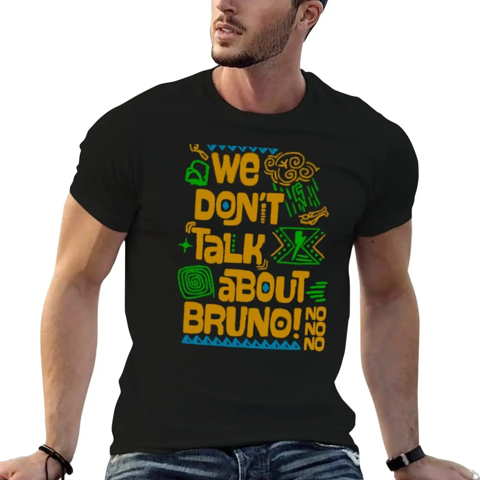 

We Don’t Talk About Bruno !! T-Shirt anime tshirt quick drying summer tops vintage clothes oversized t shirt men