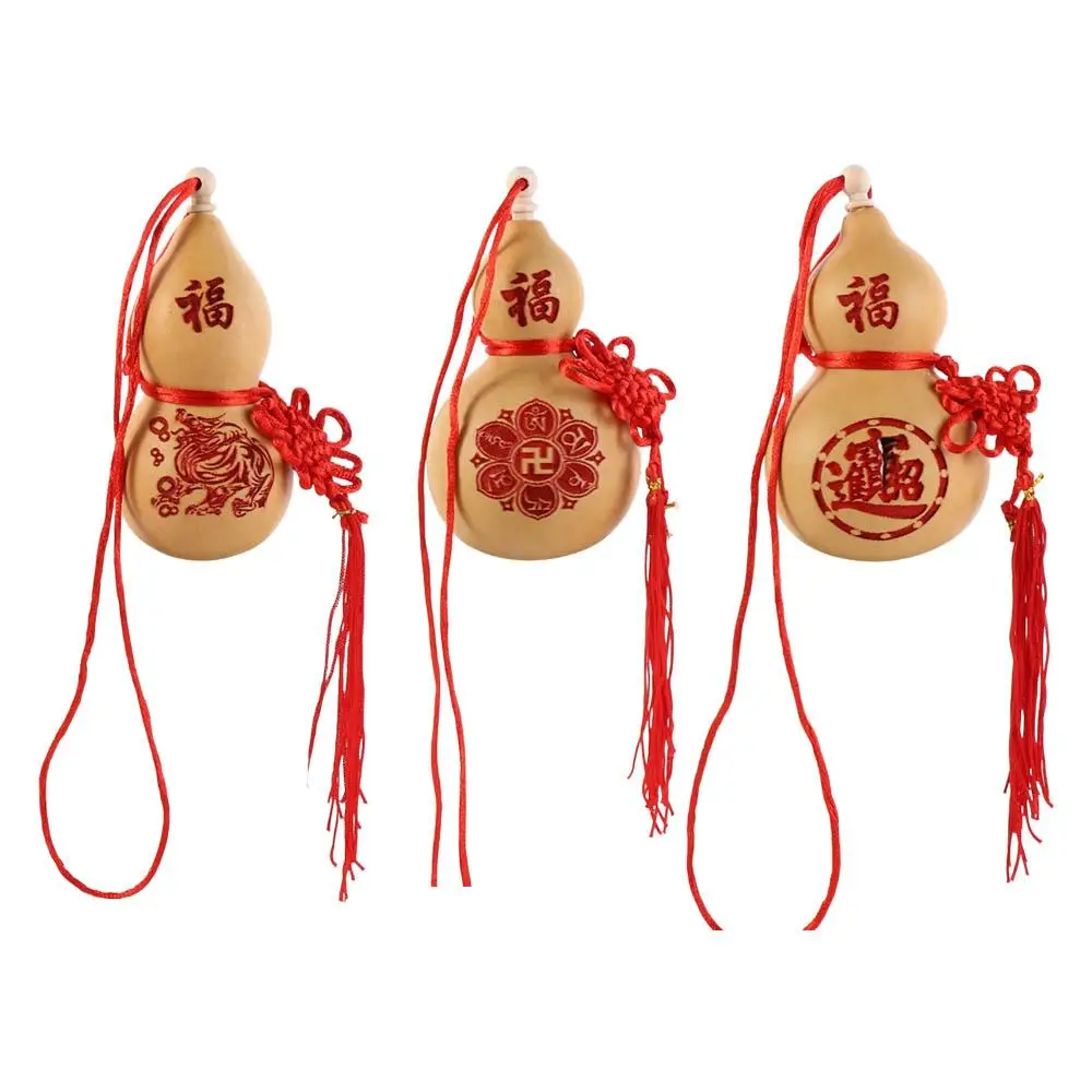 with Tassel Handmade Feng Shui Photo Props Bring Wealth and Luck Home Decor Housewarming Gift Hanging Ornament Gourd Crafts