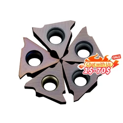 10 sztuk GBA43R GBA43L GBA43R110 GBA43R200 GBA43R250 GBA43R300 KT930S narzędzie do toczenia narzędzie tokarskie z węglika płytkie rowki wkładki