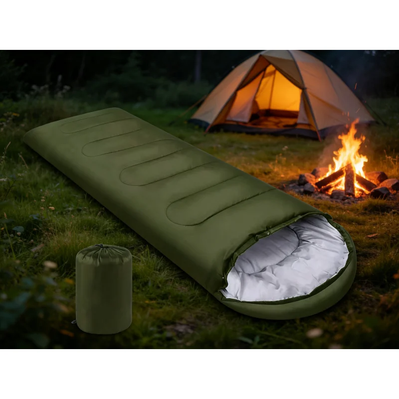 Ultralight Waterproof 4 Season Camping Sleeping Bag Warm Envelope Backpacking for Outdoor Travel Hiking