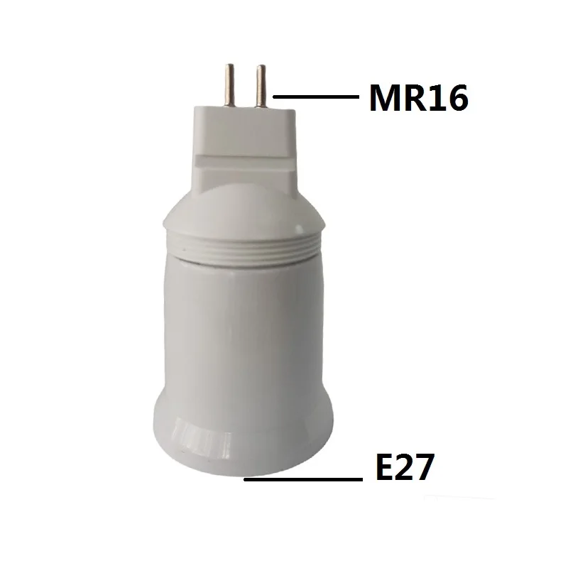 NEW MR16 change to E27 Plug-in lampholder changed to threaded lampholder E27 MR16 lamp holder converter G5.3 Convert to E27 to M