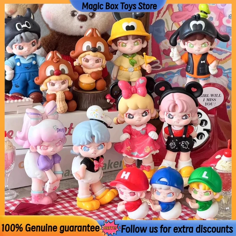 

Новая оригинальная Дора Микки Fun Time слепая коробка игрушки модная кукла ручной работы милый орнамент Дора загадочная коробка Микки фигурка Рождественский подарок