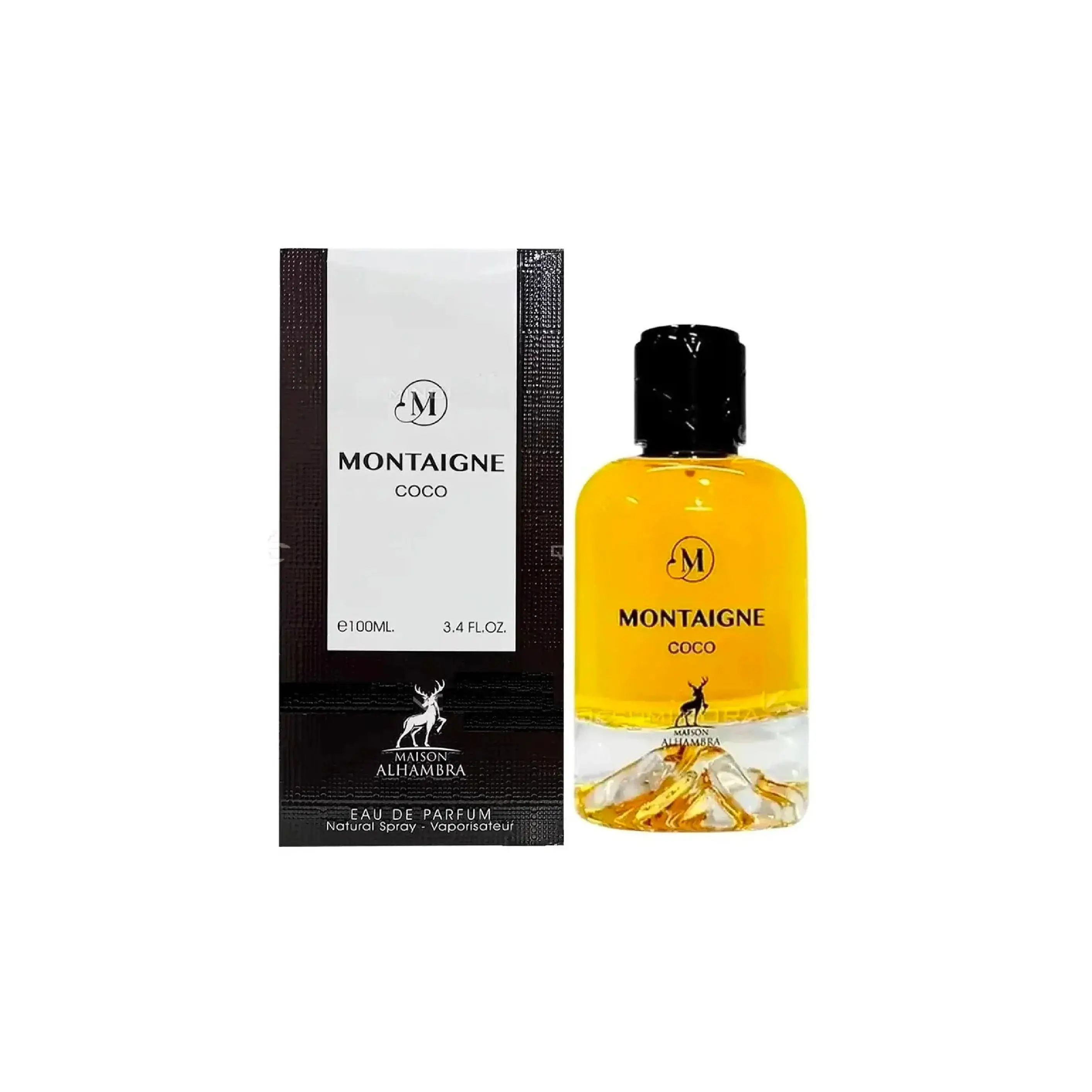 Maison Alhambra Montaigne Coco 100ml / MONTAIGNE VANILLE | Perfume Unisex de Lujo – Inspirado en la Alta Perfumería Francesa