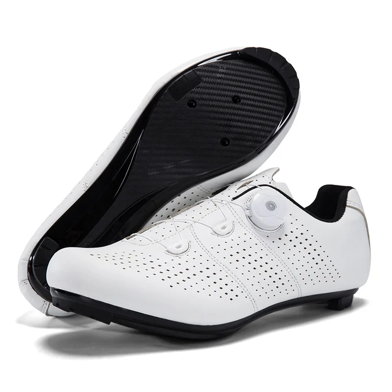 Zapatillas de Ciclismo de Horma Ancha 2026 para Hombre y Mujer, sin Bloqueo, para Bicicleta de Carretera, Parte Superior Transpirable, Suela de Goma Antideslizante, Zapatillas Planas para Pedales, Verano
