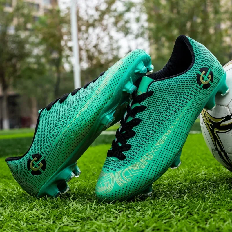 

Mens Soccer Shoes High Quality Professional Outdoor Sports Society Football Boot Turf Training Field Boot Football for Kids