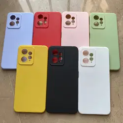 Silicon Phone Case For Xiaomi Redmi Note 12 Global Cover Redmi Note12 4G Case Redmi Note 12 Original Protective Back Cover Case