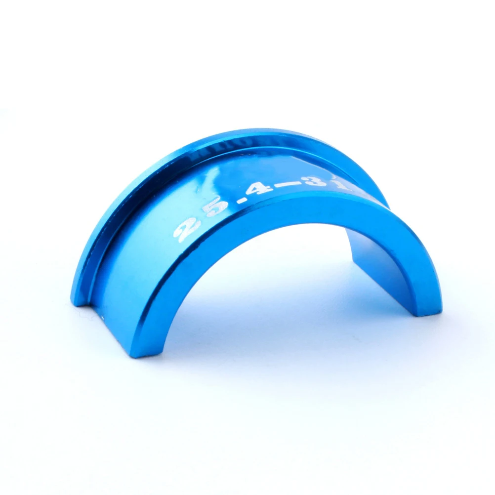 4Pcs Handlebar Conversion Sheet 254Mm to 318Mm Adjustable Distance Lightweight Aluminium Blue Handlebar Conversion