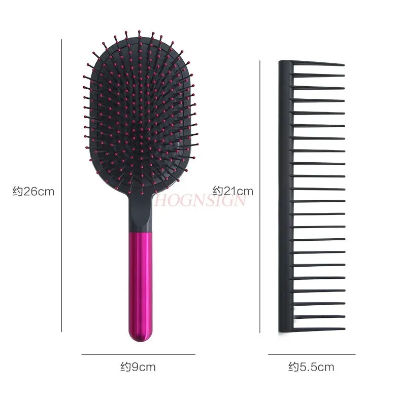 Comb Wide Tooth Air Detangling Hairdressing Rake Hair Styling Massage Sharon Brush