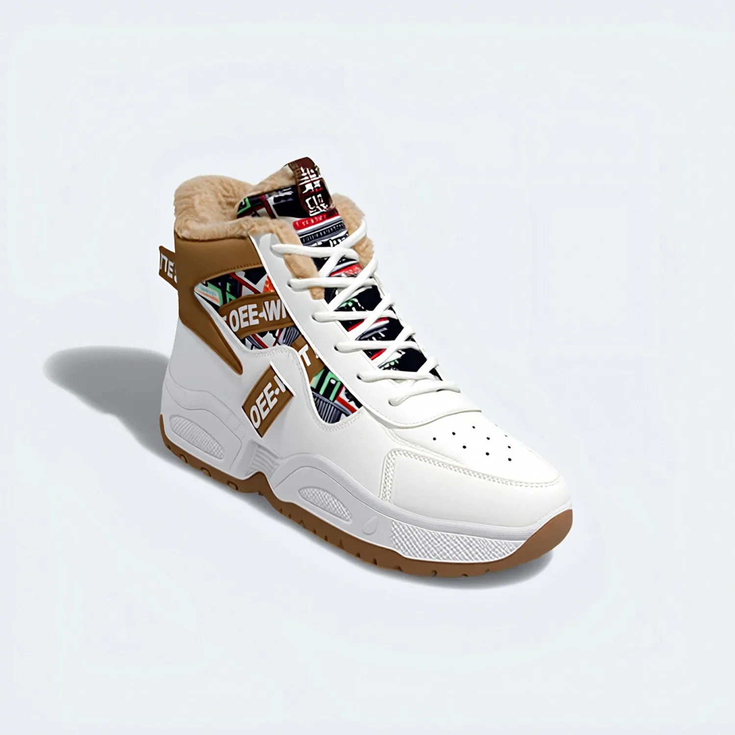 

LANGYUN Winter Flush Sneakers for Men High Quality Outdoor Sports Shoes