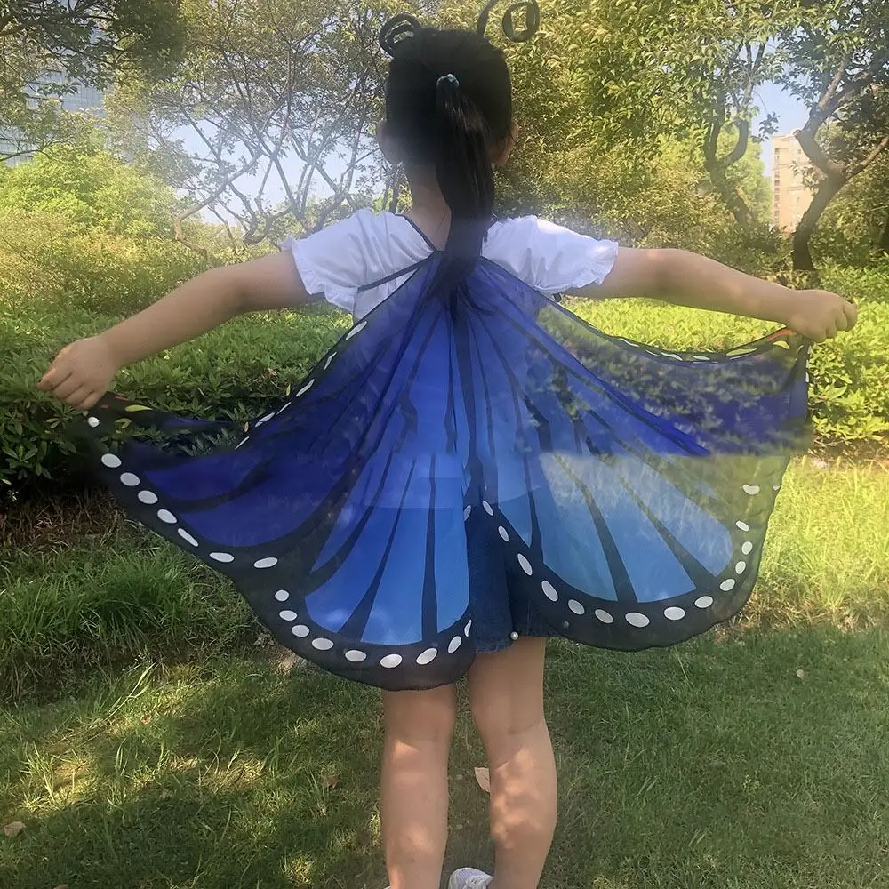 Holiday DIY Decorations Performance Props Gilding Costume Dress Shoulder Straps Butterfly Wings Fairy Wing Butterfly Wings Cape