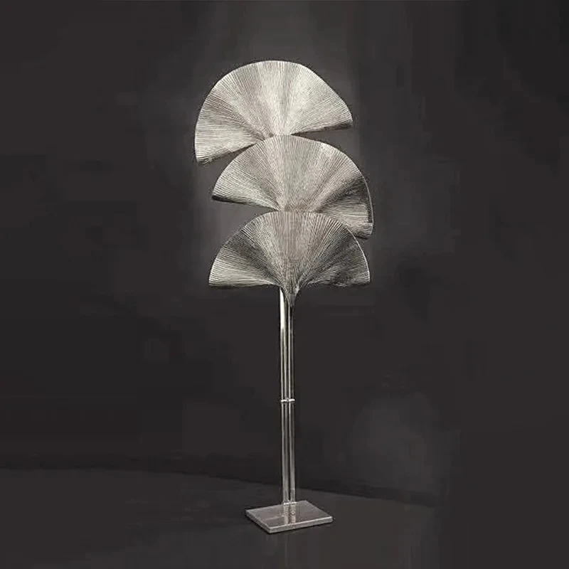 

Nordic Light Роскошный креативный лист гинкго Гостиная Спальня Прикроватная настольная лампа Новый торшер в китайском стиле Кабинет Новая лампа