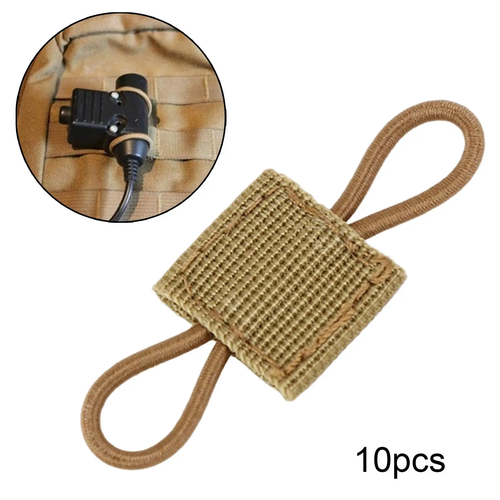 Durable Nylon Binding Retainer Webbing Ribbon Buckle Molle System Gear Holder Clip for Vest and Backpack