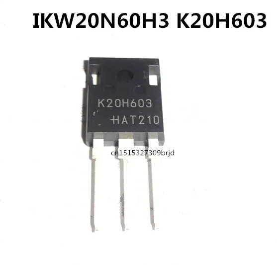 Original 5PCS/ IKW20N60H3 K20H603 TO-247 600V,20A,