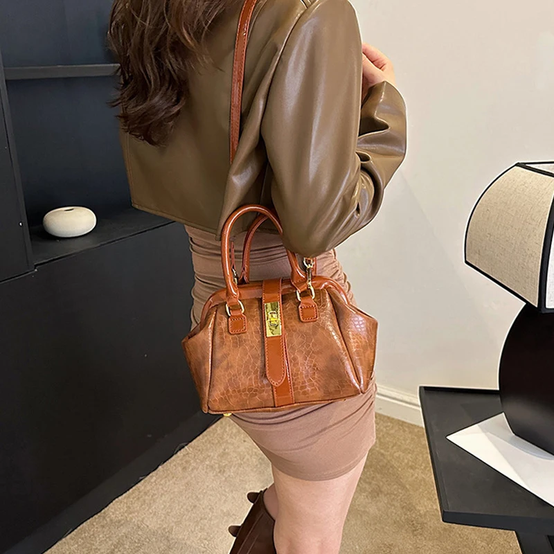 Luxury Crossbody Shoulder Bags for Women, Female Shopping Totes, Quality Handbags, Retro Designer, New Trend, 2023